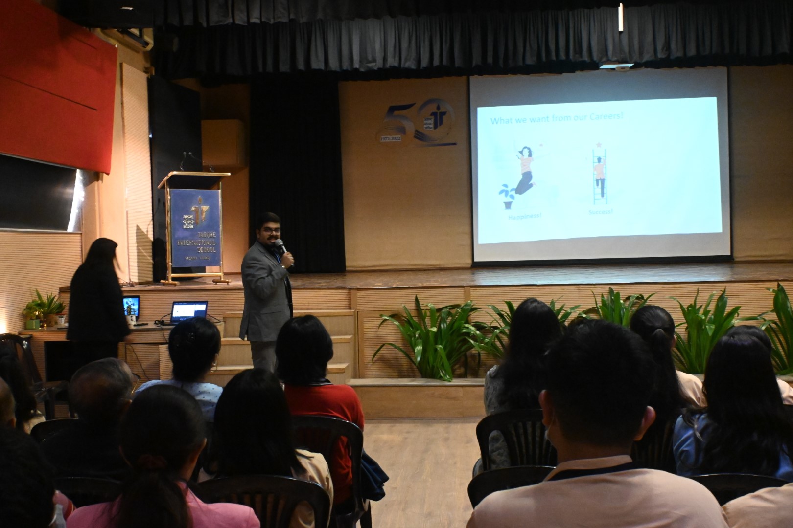 A Career Fair organised at TIS, VV